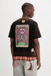 Barrow pamut póló - fekete M - answear - 50 990 Ft