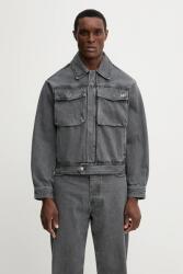 Filling Pieces pamut kabát Denim Washed - szürke M