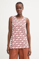 Max Mara Beachwear blúz női viszkózzal PELOTA - narancssárga S