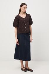 MEDICINE női pamut blúz - barna L