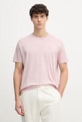 Paul&Shark t-shirt férfi lyocellel - rózsaszín L