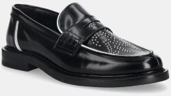 Filling Pieces bőr félcipő Loafer Gowtu Studs - fekete Férfi 44