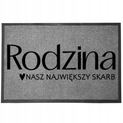 TabPrint Lábtörlő Egyszínű 40X60 Nyomtatott Ajándék Divatos Dekoráció Stílus (WYCIERACZKA SZARA MONOCHROM MOCNA TRWAŁA STYL)