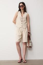 Medicine mellény női vászon - bézs L