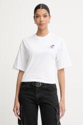 Diesel női pamut crop top T-CROPYN - fehér XS