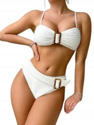 Shein Kétrészes Fürdőruha Fehér L Łwh