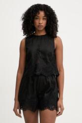 TWINSET női vászon blúz - fekete 34