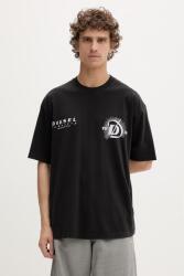 Diesel t-shirt férfi pamut T-BOGGY-V6 - fekete L