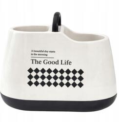  Csepegtető rendszerező Konyhai tartály csepegtetővel Evőeszköztartó rekesz (Organizer Kuchenny Z Ociekaczem Pojemnik)