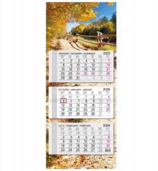 EV-Corp 3 részes falinaptár 2026, lapos fejjel, tájkép (EVC-617279)