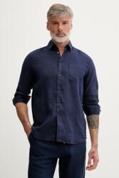 Vilebrequin férfi vászon ing CAROUBIS - sötétkék XL