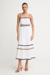 Fracomina nyári pamut ruha - fehér XS