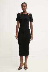 Fracomina ruha viszkózzal - fekete L