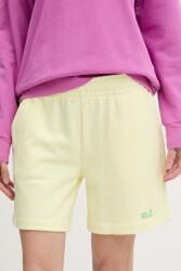 Jack Wolfskin női pamut melegítő Celebrate The Paw - sárga S