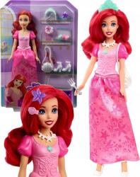 Mattel Disney Arielka Hercegnő játékbaba 28 cm Princess Nagy kijárat szett (HLX34)