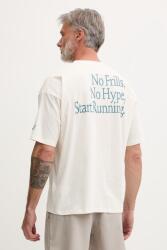 ASICS póló futáshoz férfi pamut RUNNER MESSAGE - bézs XL