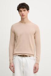 Trussardi férfi pulóver pamuttal - bézs L - answear - 31 990 Ft