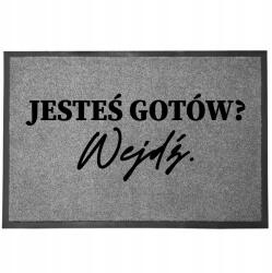 TabPrint Lábtörlő Bejárati Szürke Otthon Dekoratív Vicces Ajándék 60X40 (WYCIERACZKA WEJDŹ SZARA)