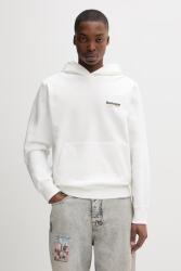 Barrow kapucnis melegítőfelső férfi pamut - fehér M