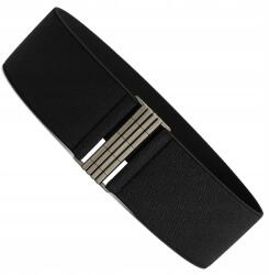 EdiBazzar Öv női elasztikus gumi derék egyenes fekete széles ruha (Szeroki elastyczny pasek damski do sukienki)