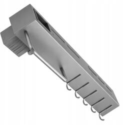 EdiBazzar Konyhai rendszerező polc fogantyú lógó csepegtető edénytartó szürke (Organizer Wiszący Kuchenny Szary)