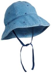 Mini Rodini gyerek farmer sapka denim dots - kék 44/46