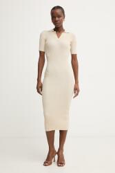 Fracomina testhezálló ruha viszkózzal - bézs S