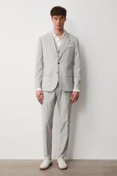 Medicine egysoros férfi lenvászon - bézs XL