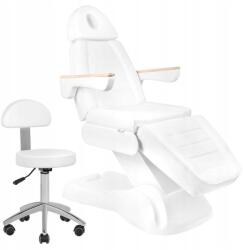 Activ Kozmetikai Szék Elektromos Sillon Lux Napozóágy Szett Zsámoly Fehér (AC125907)