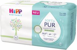 HiPP Natural Aqua törlőkendő 3x48 Németországból (4062300445475)