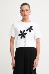 Morgan t-shirt női pamut - fehér M