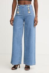 Simona Corsellini széles szárú farmer női - kék 36