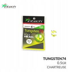 Intech Tungsten 74UV volfrám súlyzó lime 2.5g (2db) (INT-CZET74C-25)