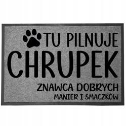TabPrint Lábtörlő Bemeneti Szürke Ajándék Kutyáknak Kutya Nevével Szakértő (WYCIERACZKA SZARA Z IMIENIEMPSA PXX912)
