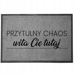 TabPrint Lábtörlő Szürke Dekoratív Házi Szőnyeg Ajándék Otthonos Káosz (WYCIERACZKA PRZYTULNY CHAOS SZARA)