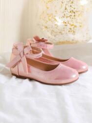 Shein Rózsaszín Klasszikus Lapos Balerina Cipő Fényes Tépőzáras Shein 24