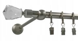 ESTAdeco Egyszerű Karnisz Szatén 16mm Light Crystal 140cm (Karnisz I 16mm Satyna Light Crystal)