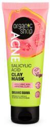 Organic Shop ACNE Szalicilsavas agyagmaszk bio guavával, 75 ml