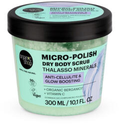 Organic Shop Mikropolír száraz testradír Thalasso ásványokkal, 300 ml