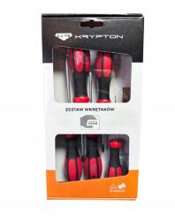 Krypton Műhelyi Csavarhúzó Készlet Lapos És Kereszt 5 Db-os KR0502901 (KR0502901)