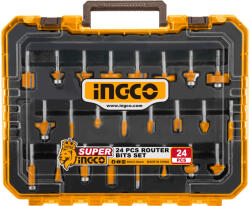 INGCO Felsőmaró készlet 24 részes 6 mm (AKRT24062)