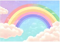 Wallarena Fotótapéta Gyerekeknek Szivárvány Felhők Gyerekszoba Tapéta Flizelina 200x140 (FOTOTAPETA DLA DZIECI 15530VX4)