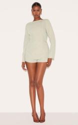 Prettylittlething Zöld Overál Rövid Szárú Hosszú Ujjú Gombok Prettylittlething 40