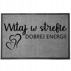 TabPrint Lábtörlő Bejárati Monokróm 40X60 Ajándék Divatos Stílus Dekoráció Nyomtatás (WYCIERACZKA MONOCHROM MOCNA STYL TRWAŁA SZARA)