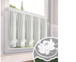 EUROFIRANY Leti modern vitrázs függöny Fehér 70x150 cm