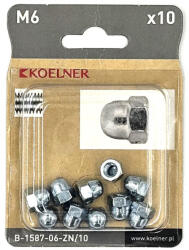 Koelner - Rawlplug Zárt anya M10 horganyzott DIN1587 - bakonykotoelem - 318 Ft