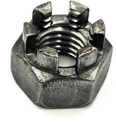  Hatlapú koronás anya M16x1, 5mm finommenetes natúr DIN935