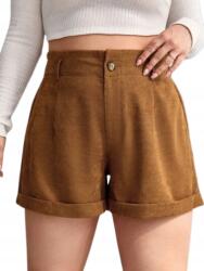 Shein Női Rövidnadrág Barna Plus Size 46-OS
