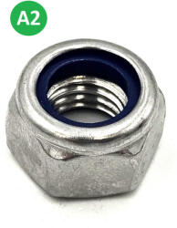 Koelner - Rawlplug Műanyag betétes önbiztosító anya M8 A2 rozsdamentes DIN985