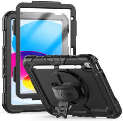 Tech-Protect SOLID360 iPad 10.9 (10/2022) és iPad 11 (11/2025) készülékhez kijelzővédő, fekete (501453)